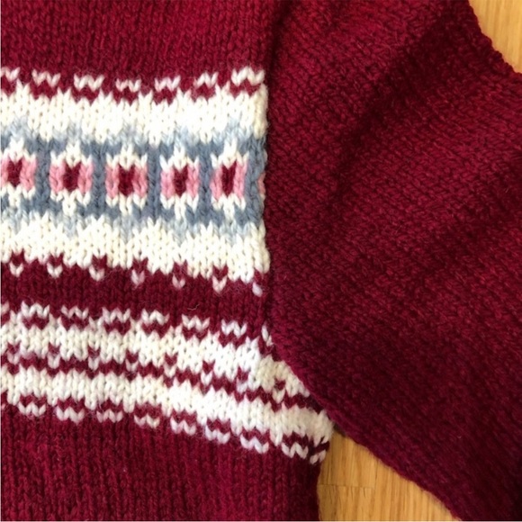 Vintage Hand Knit Sweater Chunky - Picture 2 of 5